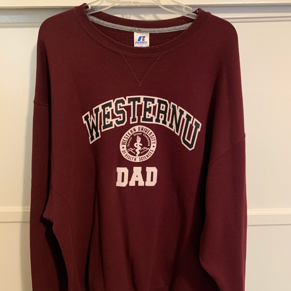 Russell Athletics Men’s WesternU Dad Crewneck